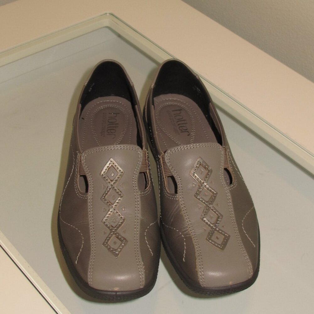 Hotter Calypso Comfort Concept Slip On Loafer Navy Blue Women's Size 9